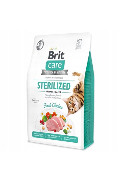 NO BRAND Hrana pentru pisici BRIT CARE Grain Free Sterilized Urinary Kurczak ...
