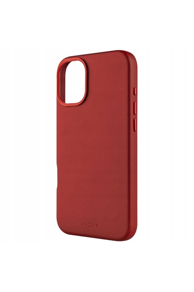 NO BRAND Husă FIXED MagLeather MagSafe pentru Apple iPhone 16 Plus Roșu