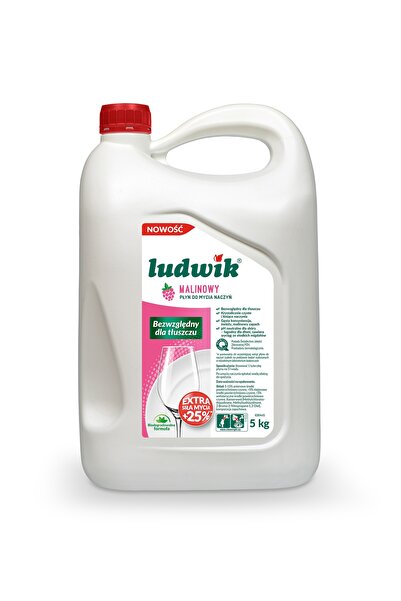 NO BRAND LUDWIK Detergent de vase cu zmeura 5000 ml