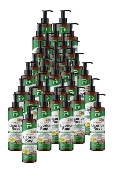 PYRON 34 قطعة لوشن جذور العرقسوس 500 مل