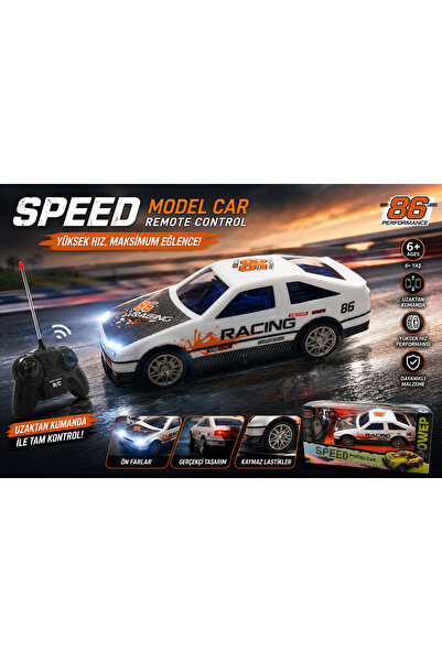 1000 çeşit hediye dünyası RC Uzaktan Kumandalı Yarış Arabası Speed Model Car ...