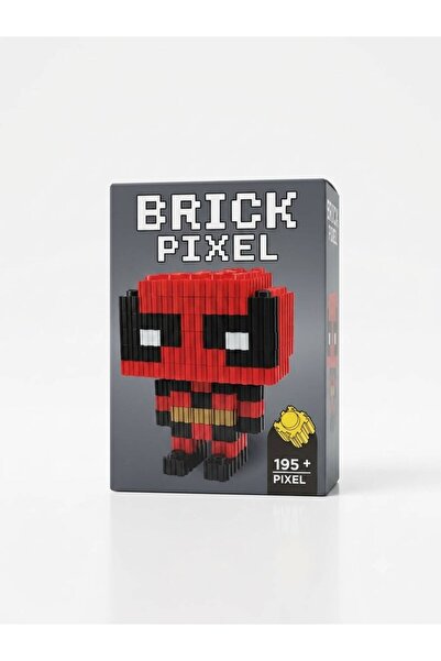 NETAVANTAJ Mini Boy Deadpool Tasarımlı Büyük Parçalı Blok Oyuncak Seti Big Pi...