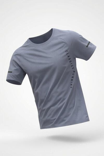 Oksit Classic Running Ice Silk Men's Athlete T-Shirt Breathable Quick Dry Run...