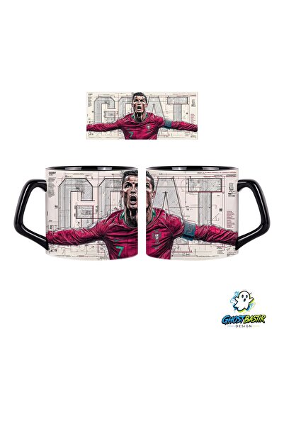 Ghostbastır Design Ronaldo Trophy Cup |   Single Piece 0880