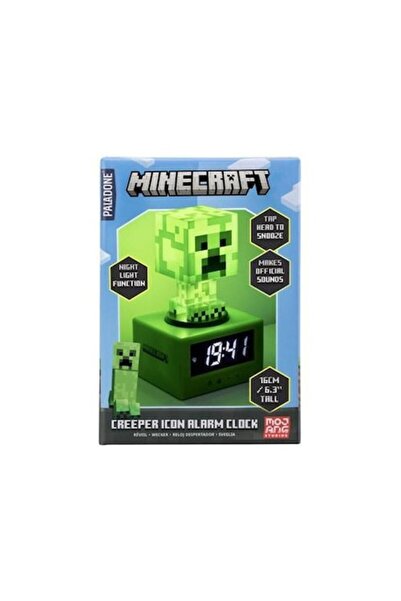 Paladone Minecraft Creeper Alarm Clock, Paladone, 16cm, luminous