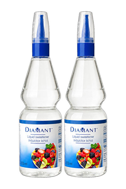 KRUGER Top Bottom Set of 2x Diet liquid sweetener, for drinks, cooking and de...