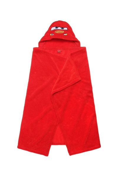 Disney Cars Poncho după baie roșu 3-8 ani cu uscare rapidă 100% poliester