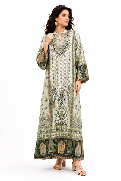 THOGUE Luxury Ethnic Wear Women's Pearl & Crystal Embellished Traditional Wea...