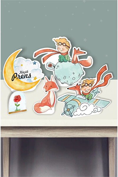 neşeli günlerim The Little Prince Themed Standing Board Set (Table Top) *Thic...