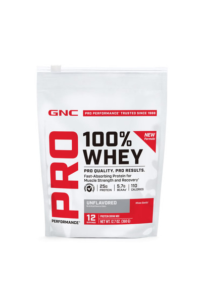 GNC Proteina din Zer fara Aroma Testata Antidoping Pro Performance 360g