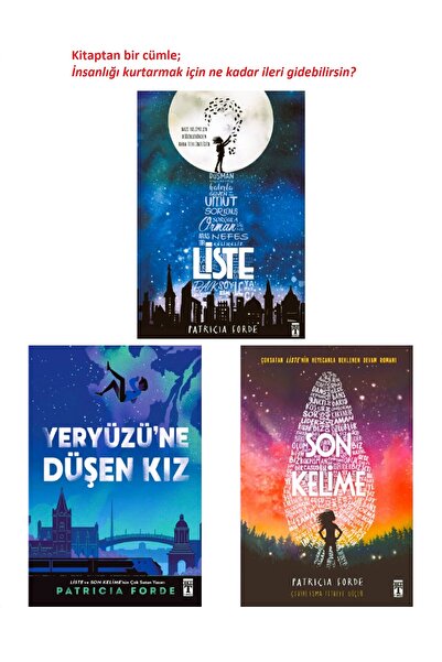 Genç Timaş Gençler için Distopya seti Liste Son Kelime Yeryüzüne Düşen Kız Pa...