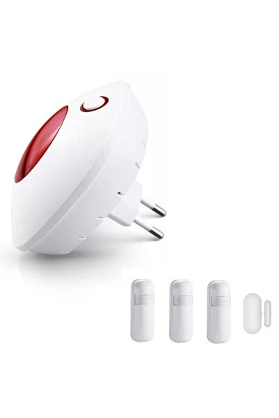 OnShop Sirena de interior wireless cu avertizare optica si sonora Wifi, Aplic...