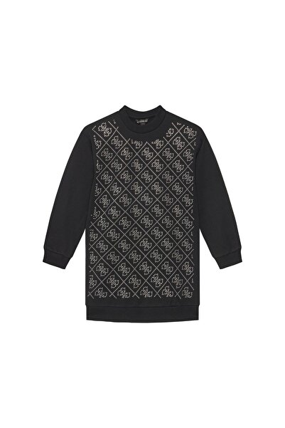 Guess Rochie de zi cu zi pentru fete J5YK02KA6V4 Negru