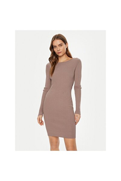Guess Rochie tricotată de damă W5RK21Z3L10 Bej