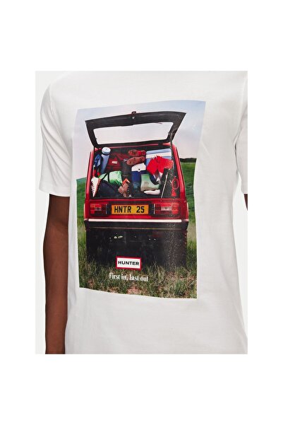 Hunter Ανδρικό T-shirt HARM0037251 Λευκό