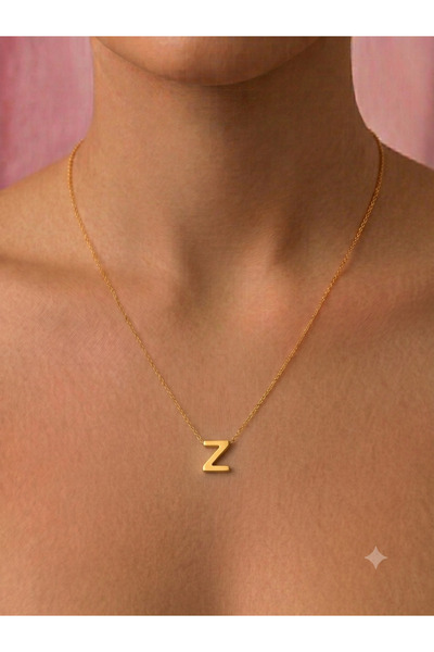 BİJU YILMAZ Letter Pendant Gold Z