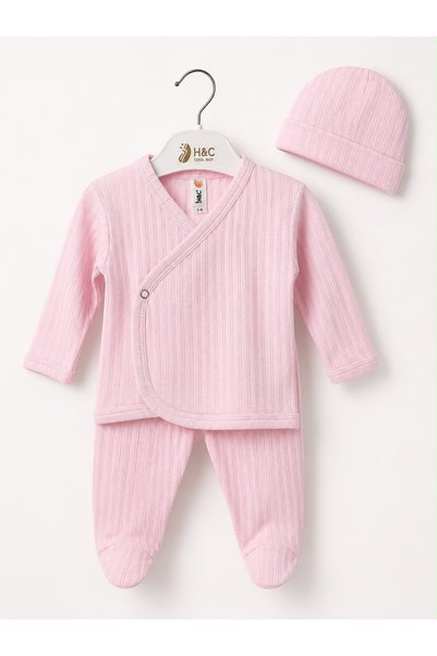 H&C COOLBOY 100% Cotton 3-Piece Newborn Hospital Discharge Set: Bodysuit, Boo...