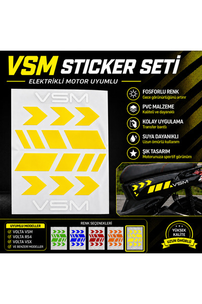 Volta Vsm sticker seti