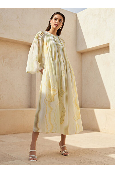 FAV FLUID PINTUCK MAXI DRESS