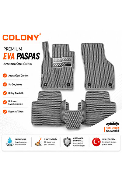 COLONY Togg T10X Uyumlu EVA Paspas Tam Set–Araca Özel,Kolay Montaj,Su Geçirmez