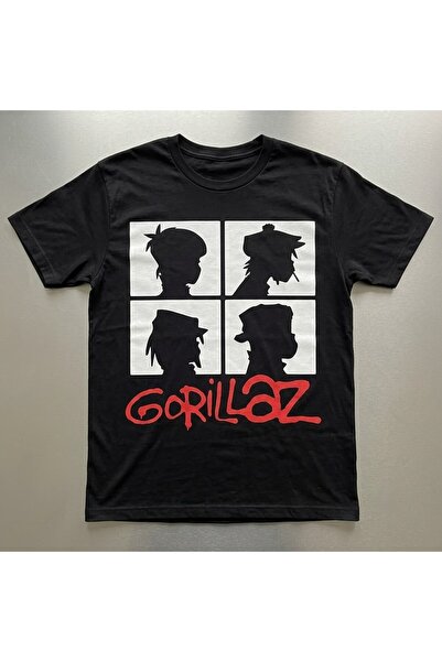 SVART WEAR Καλοκαιρινό μπλουζάκι με στάμπα Gorillaz Oversize Crew Neck