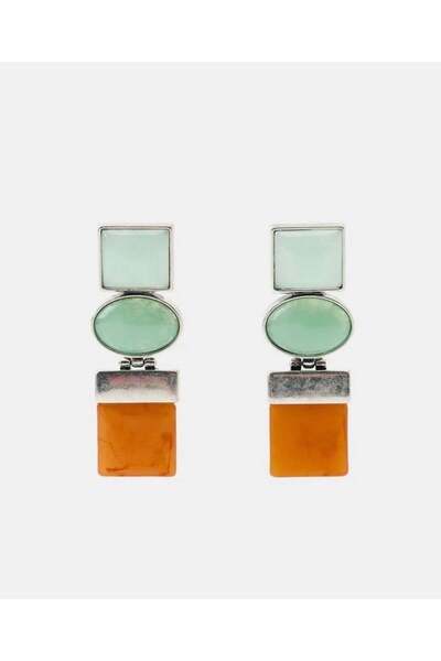 Venus Design Steel Island Earrings