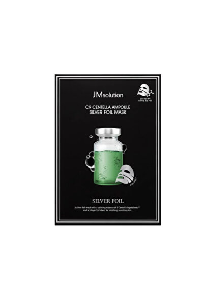 JMsolution قناع C9 سنتيلا أمبول سيلفر فويل (35 مل * 10 قطع) قناع سنتيلا أمبول...