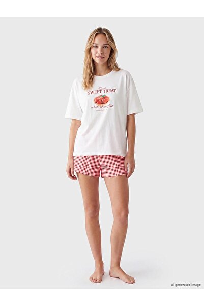 LC Waikiki Printed Women's Shorts Pajama Set (W6)