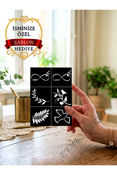 /Kına Şablonu/Geçici Dövme Şablonu/Kına Kalıbı/Henna Tattoo Stencil/sd06