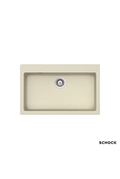Schock Cristalite Manhattan 30080 Ένθετος Νεροχύτης 79x50cm Vanilla Granite