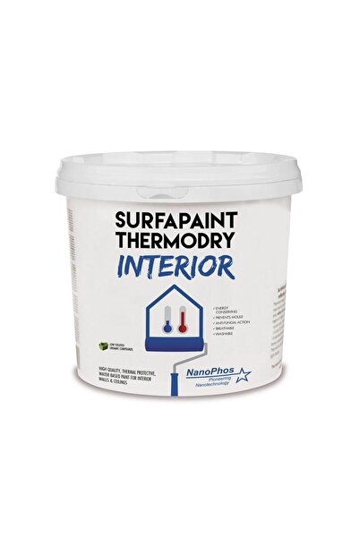 NANOPHOS Interior Thermal Insulating Paint, Nano SurfaPaint ThermoDry, White,...