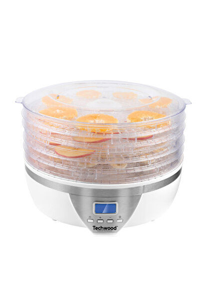 Techwood Αφυγραντήρας τροφίμων TDH-504D, 5 δίσκοι 32 εκ., 350W