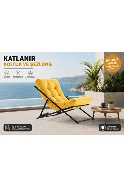 formood Katlanır Koltuk Şezlong Plaj Şezlong Portatif Kamp Sandalyesi
