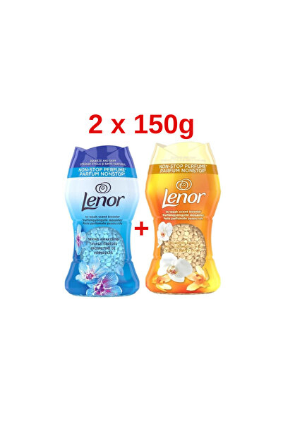 lenor Pachet 2x150g Perle Parfumate pentru Rufe, Gold Orchid&Spring Awakening