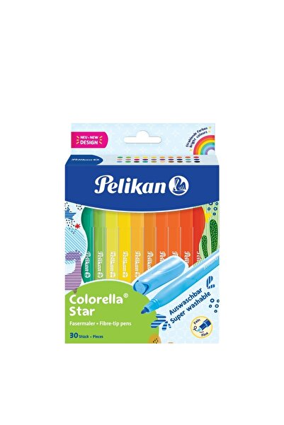 Pelikan Set carioci Colorella Star C302, varf 0.8 mm, 30 culori/set,