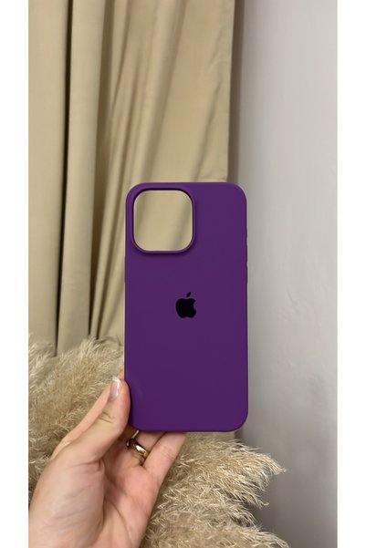 MioraCase İphone 15 Pro Max Logolu İçi Kadife Lansman Silikon Kılıf