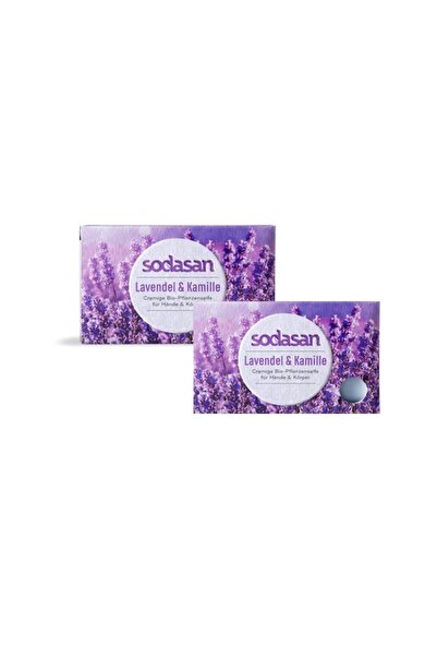 Sodasan Pachet 2 x Sapun bio cu levantica si musetel, 100g