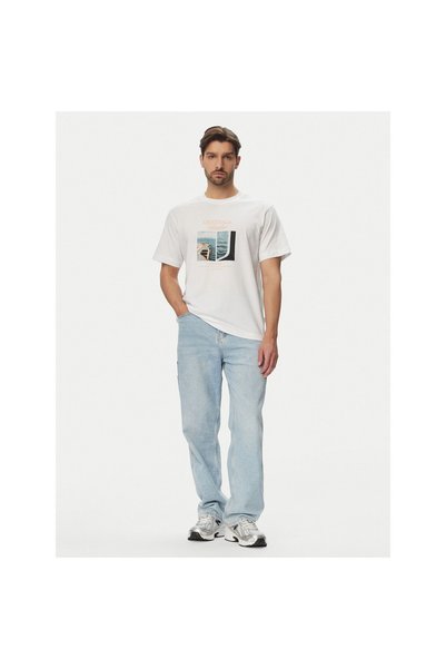 Jack & Jones Tricou bărbătesc Jack Jones 12291022 Alb