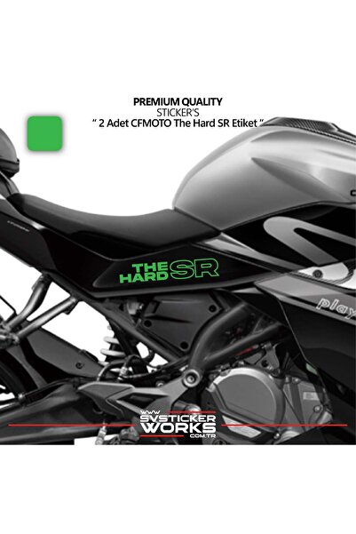 ARONA CFMOTO The Hard SR Sticker ملصق فويل عالي الجودة مكون من قطعتين