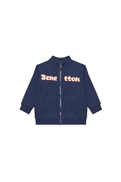 United Colors of Benetton Bluză băieți 3J70G503M Bleumarin