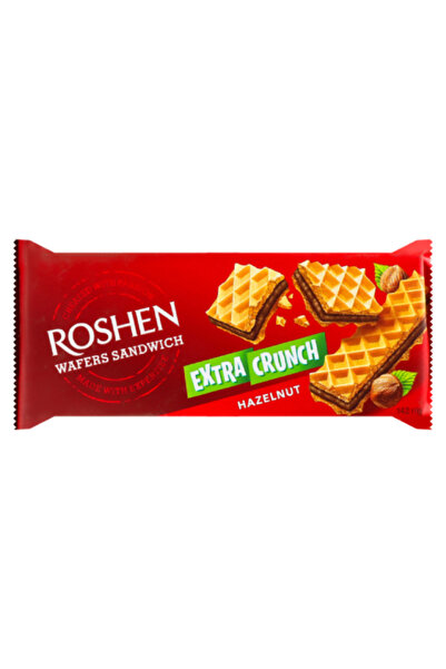 Roshen WAFERS SANDWICH ΤΡΑΓΑΝΗ ΓΚΟΦΡΕΤΑ 142gr. - (ΦΟΥΝΤΟΥΚΙ)