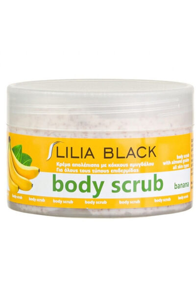 OEM LILIA BLACK SCRUB ΣΩΜΑΤΟΣ 250ml - (ΜΠΑΝΑΝΑ)