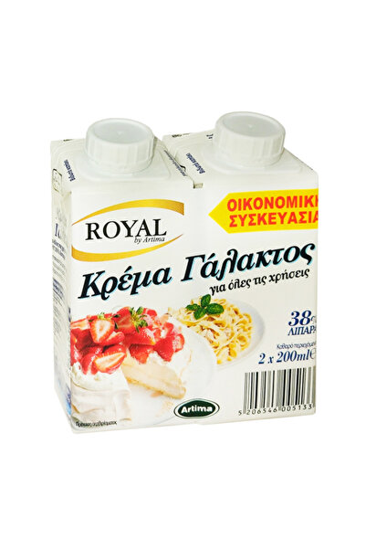 Royal ΚΡΕΜΑ ΓΑΛΑΚΤΟΣ 36% (2x200ml) - (10.1.270)
