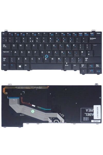 OEM Πληκτρολόγιο φορητού υπολογιστή DELL Latitude 14 5000 E5440 SN7223 Y4H14 ...