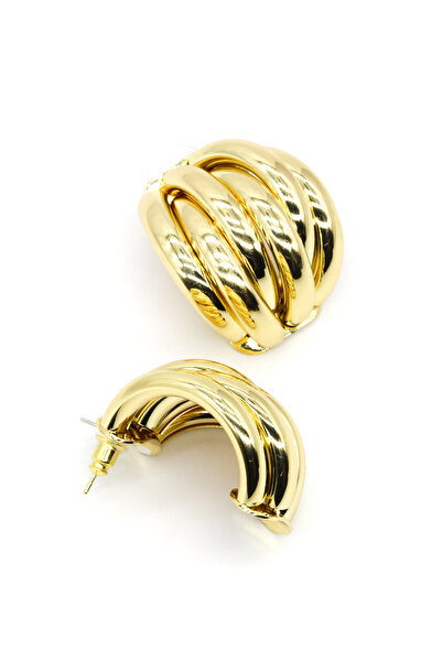 Nearsis Gold Spiral Earrings