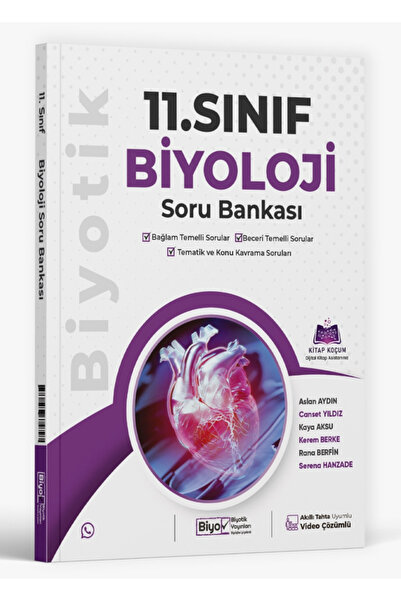 Biyotik Yayınları 11. Sınıf Biyoloji Soru Bankası 2027