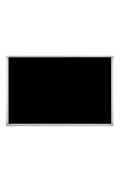 İnter Mantar Pano Çuhalı Siyah Kumaş Kaplı Alüminyum Çerçeve 90x120cm