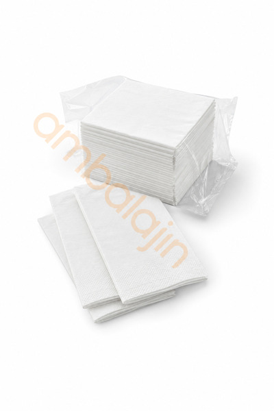 Ambalajın 100 Pieces 24 × 24 Waiter's Folded Paper Napkins – Paper Serving Na...