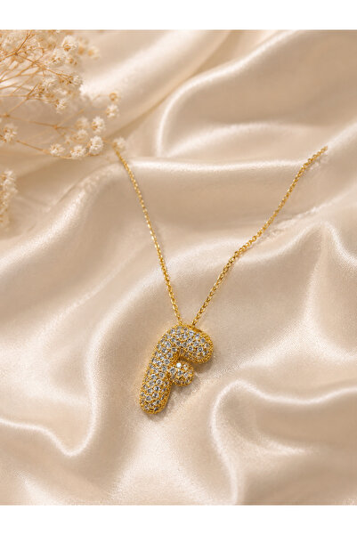 Eloré Crystal Initial F Necklace