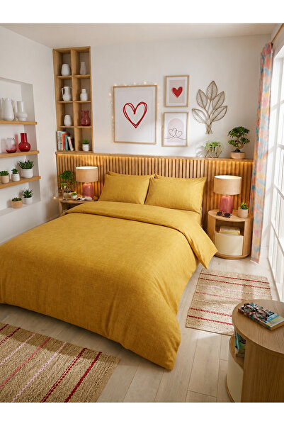 MED HOME Fermuarlı Nevresim Seti – 200x220 cm (Çift Kişilik) |Nevresim Ve Yas...